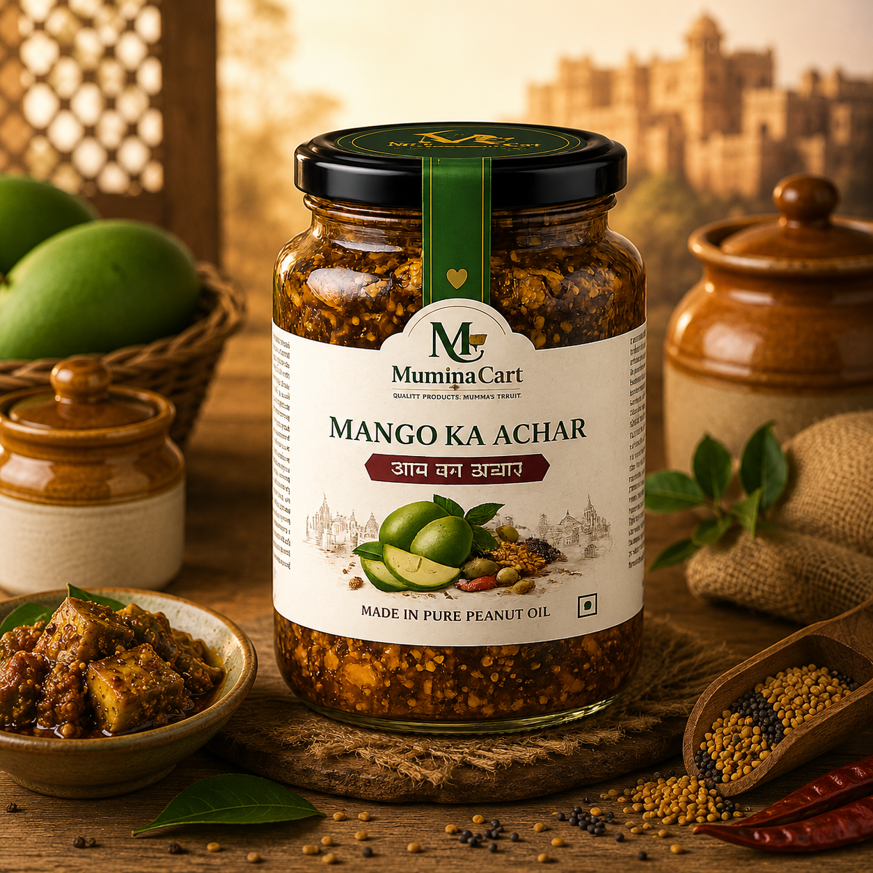 Authentic Rajasthani Mango Pickle